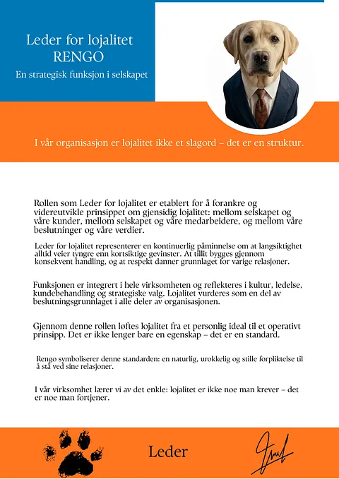 Rengo – leder for lojalitet